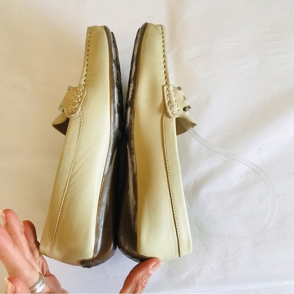 🦉GEOX Respira Cream Leather Driving Loafers - Picture 8 of 11